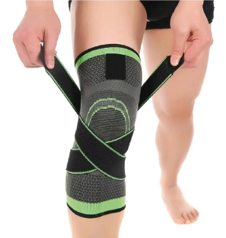 Rodillera Deportiva Elastica con soporte y compresion ajustable