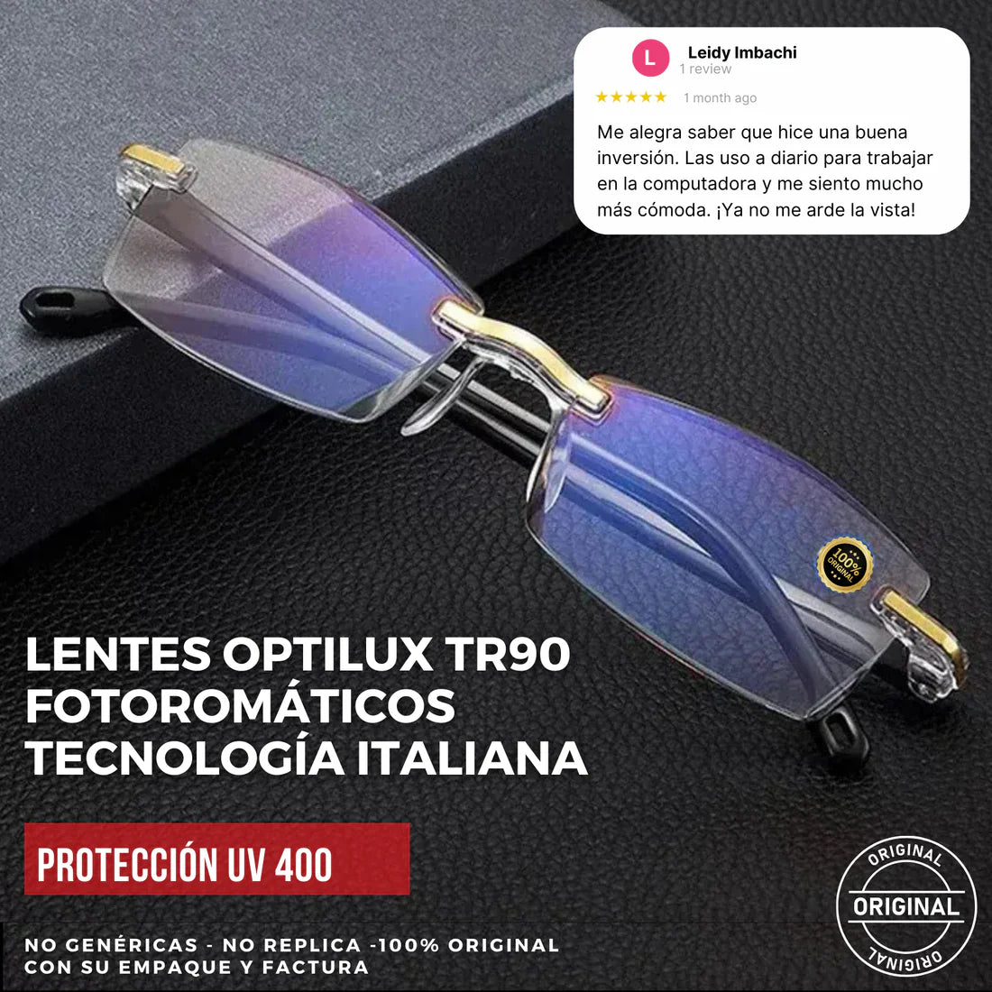 Lentes Fotocromaticos TR90 Bifocales con Tecnologia Alemana