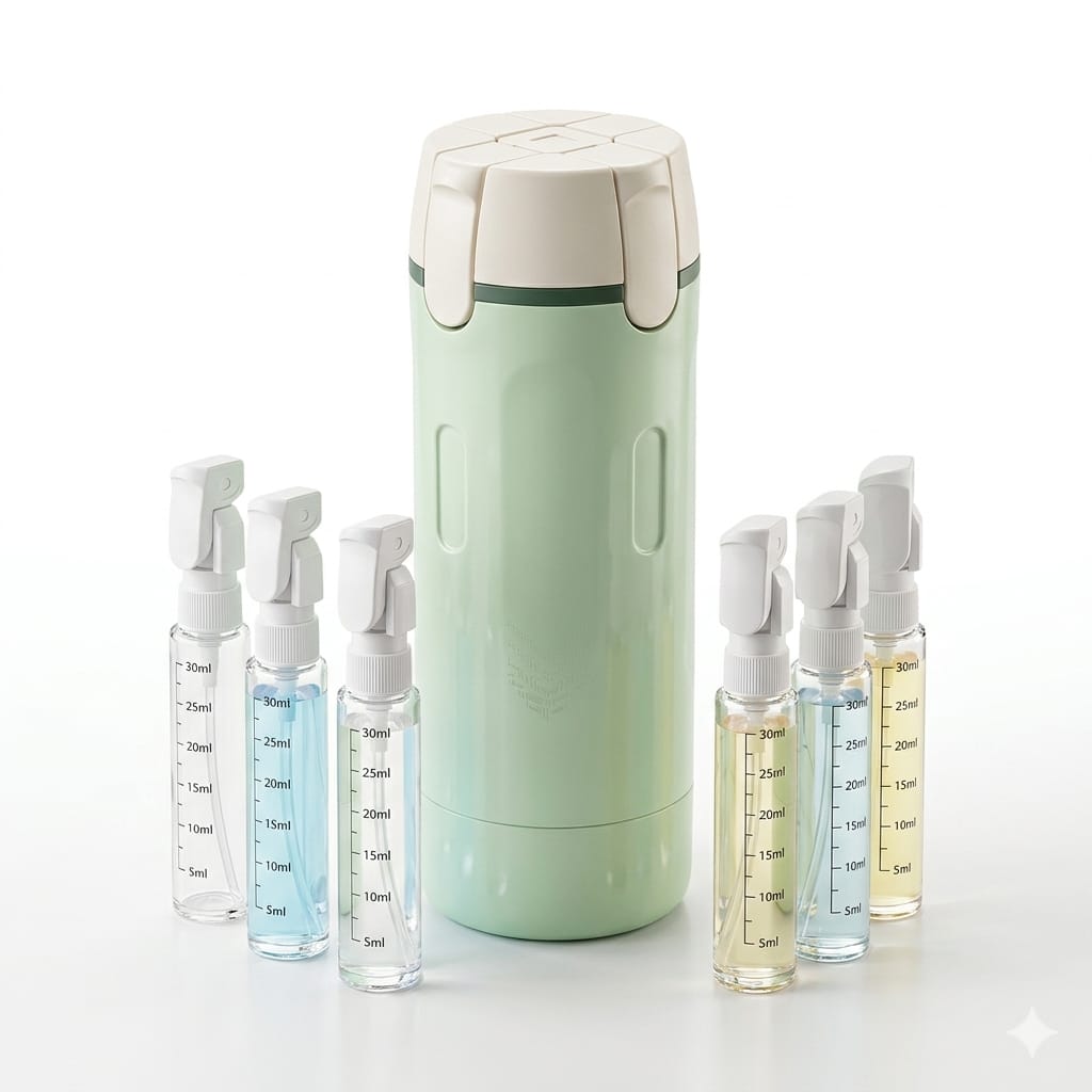 Dispensador 4 en 1 ™ | Organizador TravelPRO
