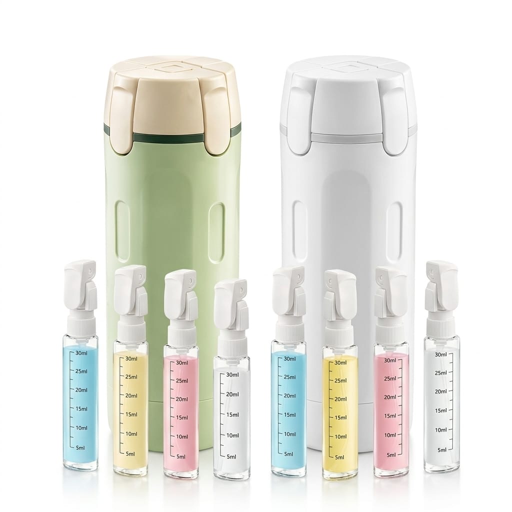 Dispensador 4 en 1 ™ | Organizador TravelPRO