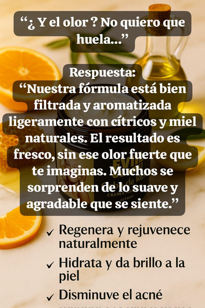 EVIL GOODS® – Crema Facial Corporal 100% Natural 5 Ingredientes Sebo de Res